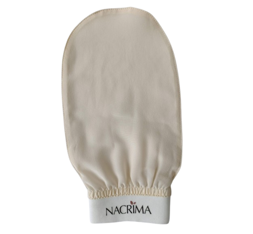 Gant exfoliant en soie corps