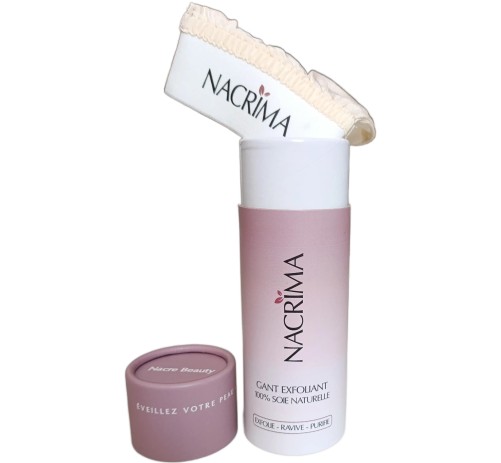 Gant exfoliant en soie corps