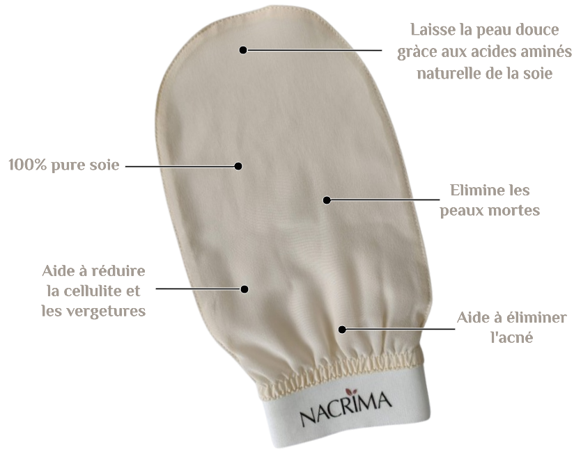 Bienfaits du gant exfoliant en soie pour le corps